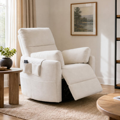 Leo 360° Swivel Power Recliner Chair with USB Charging Port