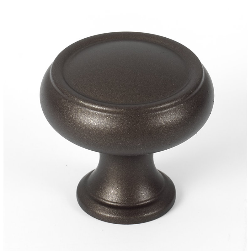 Mushroom Knob, 1.25" H x 1.5" W x 1.5" D, Chocolate Bronze