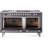 ILVE Professional Plus II 60 Inch Dual Fuel Range, 7 Sealed Burners, Griddle, French Top (Glass Door)-98168249-98168248