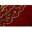 Tapis rouge Oushak noué à la main 6 x 9