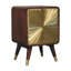 Avora Embossed 2 Drawer Chestnut Mykonos