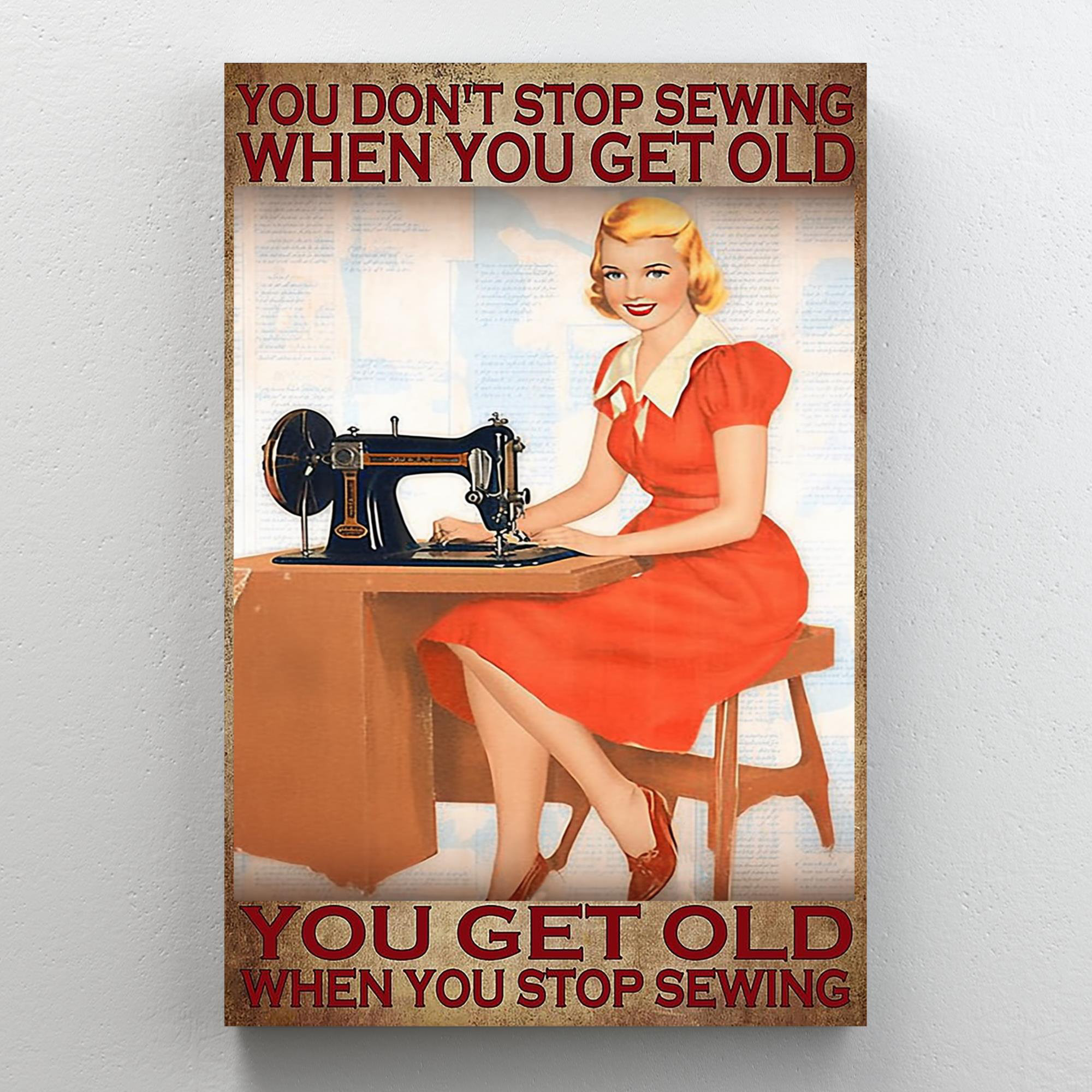 Targa In Latta Vintage Divertente 20x30 Cm Con Scritta Inglese 'You Get Old When You Stop Snowmobiling', Decorazione Da Parete Per Garage E Casa - 3
