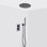 Metro 2-3 Way Thermostatic Trim Complete Shower Set - Ceiling Mount - 12" Brass