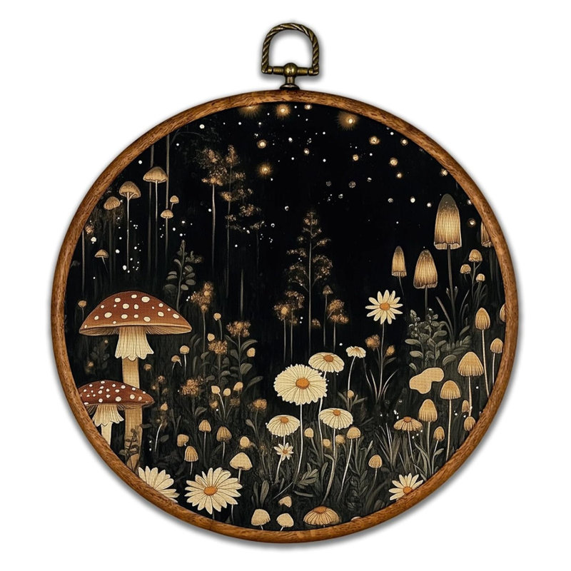 Boho Mushroom Wall Art