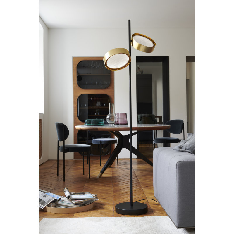 Berlin LED Tree Floor Lamp, Anodic Brass
