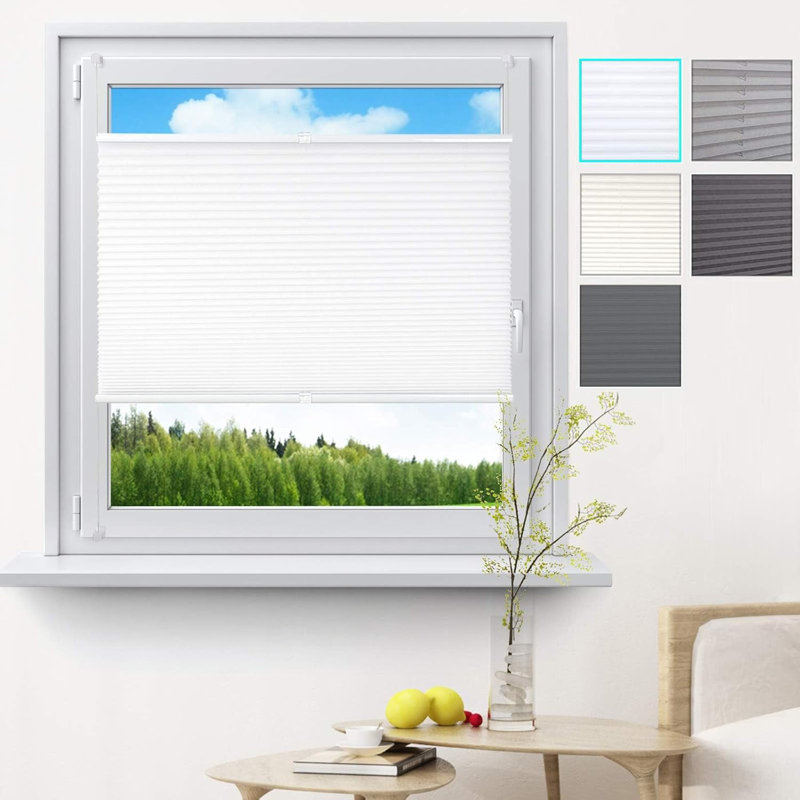 Room Darkening Pleated Shade, 70cm W x 200cm L