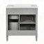 Armoire de rangement pour salle de bain avec 2 tiroirs et un tiroir basculant