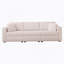 Comfortable And Versatile 3-Person Sofa With Detachable Cushions For Easy Cleaning