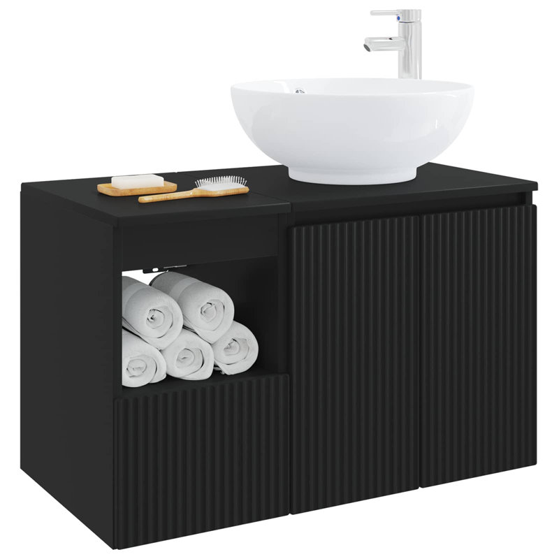 Bathroom Furniture Suite, Black