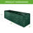  8X2x2ft Raised Metal Outdoor Garden Bed For Flowers Vegetables Herbs - Dark Green-349714915-349714935