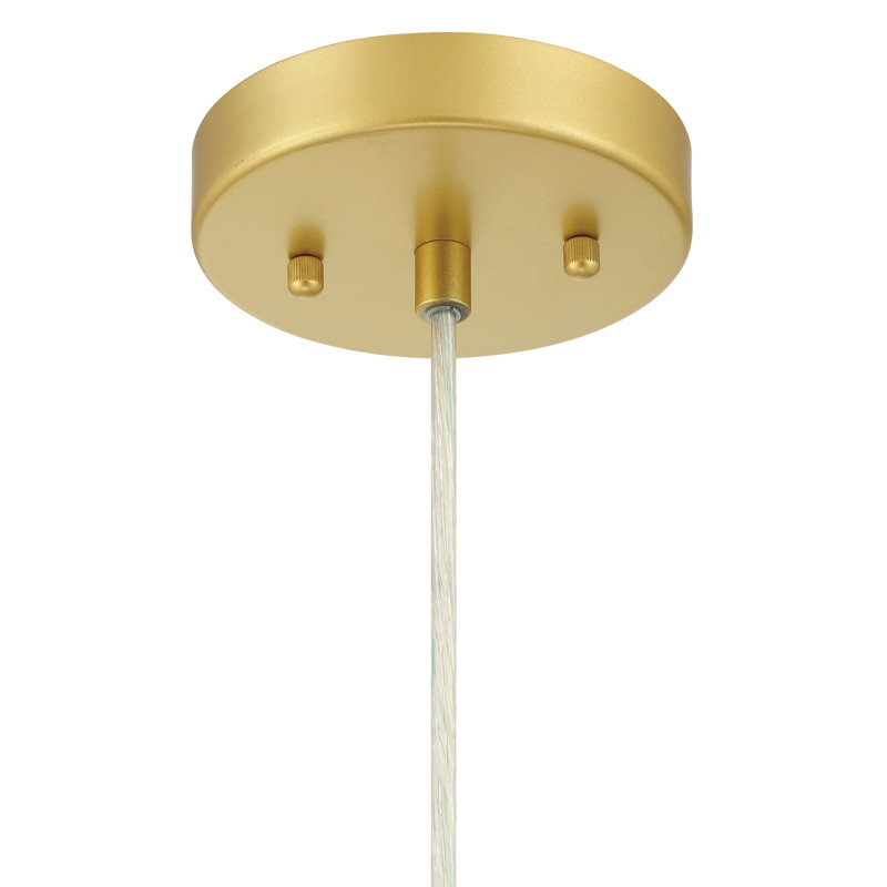 1 - Light Felt Lantern Pendant, Gold