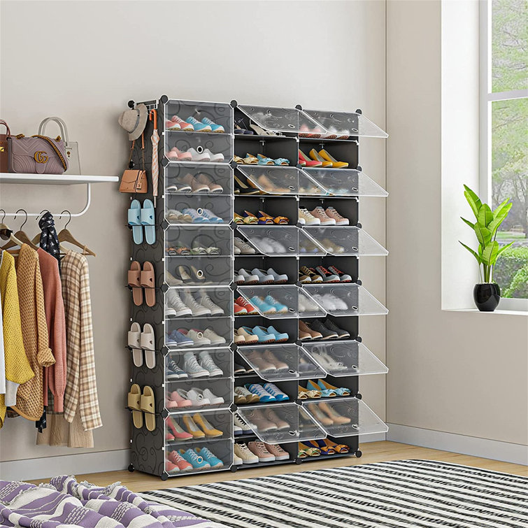 Mabiya 12 Pair Shoe Storage Cabinet Rebrilliant