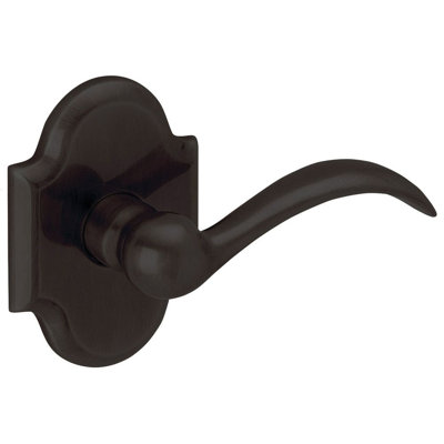 Beavertail Passage Door Lever with R030 Rose