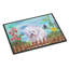 Tapis de porte pour l’extérieur antidérapant bichon bichon frisé spring-38382200