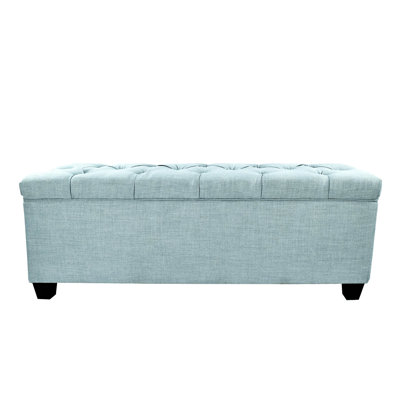 Heaney Upholstered Flip Top Storage Bench by Alcott Hill
