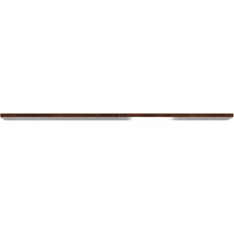 Logan Hidden Support Bracket Support Depth, 0.25" H x 3" W x 16" D, Antiqued Copper