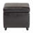Leitch Faux Leather Ottoman-16388068