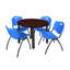 Plateau de table Kee, 4 chaises empilables-1528929530-1528929526-1562182173