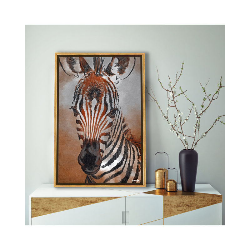Zebra Colt - Painting on Canvas