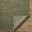 Hand Knotted Wool Area Rug in Green-312728661