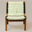Chaise Ponpon Acapulco | Chaise d'appoint tissée