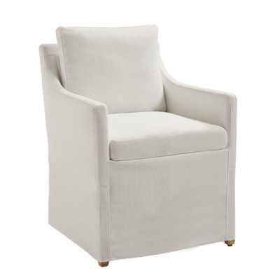 Linen Upholstered Armchair