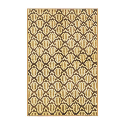 Wool Abstract Indoor Rug