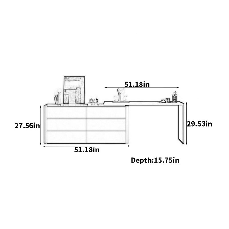 Commode de luxe pour chambre principale