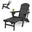 Chaise Adirondack avec repose-pieds Azur-1181376365