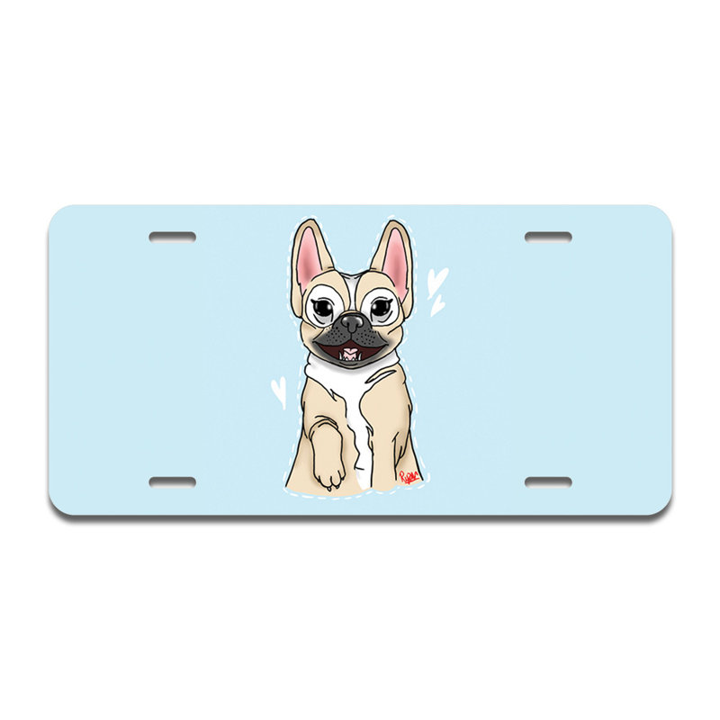 Cadre en aluminium Frenchie Love