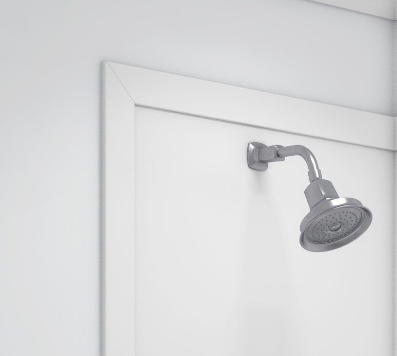 Garniture standard FlexStone 3 po x 95 po avec rebord blanc 3/8 po, Blanc