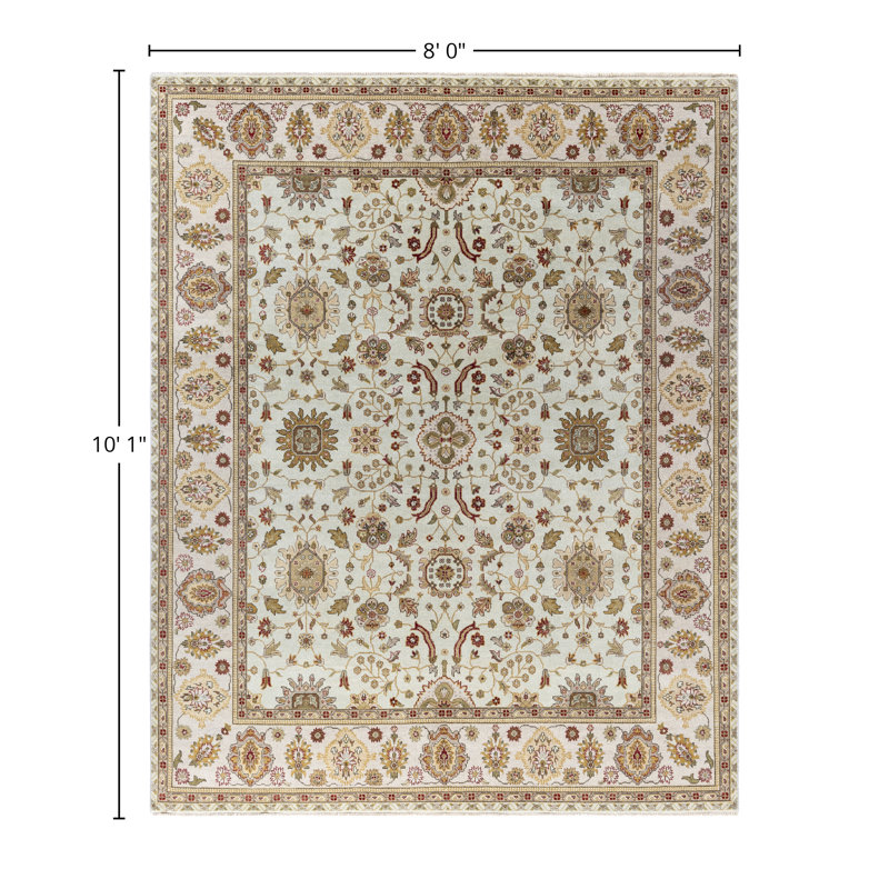 Overdyed One-of-a-Kind Rectangle 8' X 10'1" Hand Knotted Area Rug