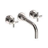 East Linear Wall Mount Bathroom Faucet