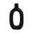 Ceramic Textured Cutout Vase, Oval-1746432321