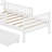 Twin Size Wood Platform Bed with Guardrails On Both Sides And Two Drawers-101489728