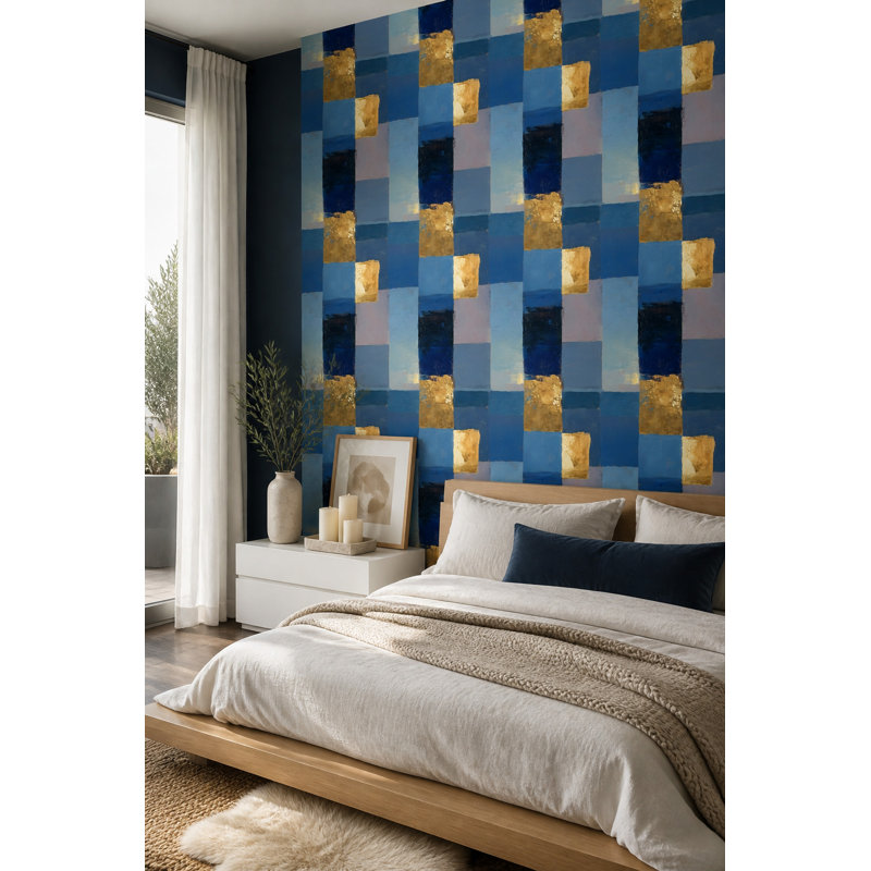 Papier peint mural Mid Century Modern, Non tissé, non collé