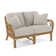 Edgewater 56" Flared Arm Loveseat