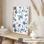Motif floral de fleur bleue-322621394