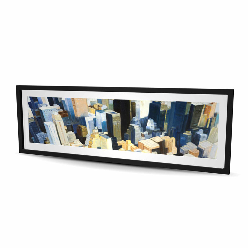 Manhattan View Empire State Building - Framed Print Decor