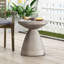 Table d'appoint d'extérieur en béton léger