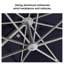 274cm X 335cm Rectangular Cantilever Parasol-34074731