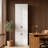 31.5"W×15.7"D×94.5"H White 4-Door Storage Cabinet
