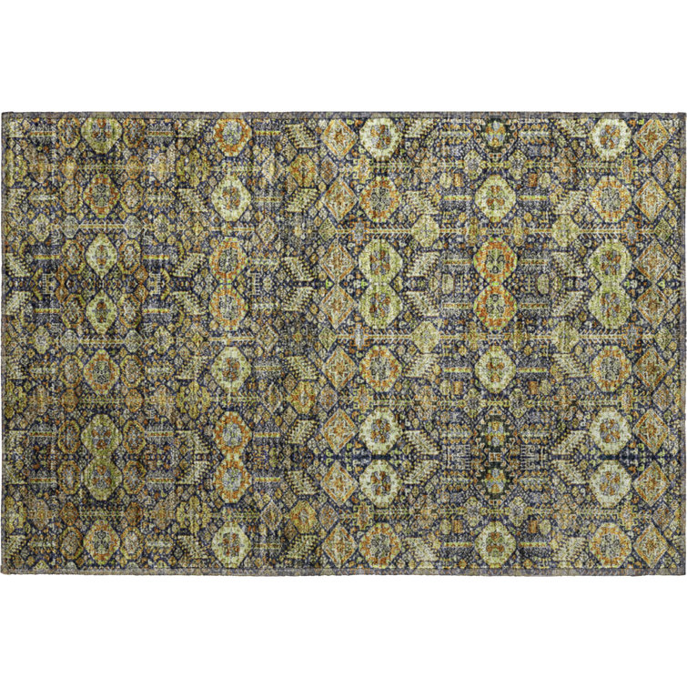 Premium Machine Washable Cerrito AMF574 Paprika Rug