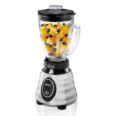 Oster® Classic Series Heritage Blender With 6-Cup Glass Jar, Stainless Steel