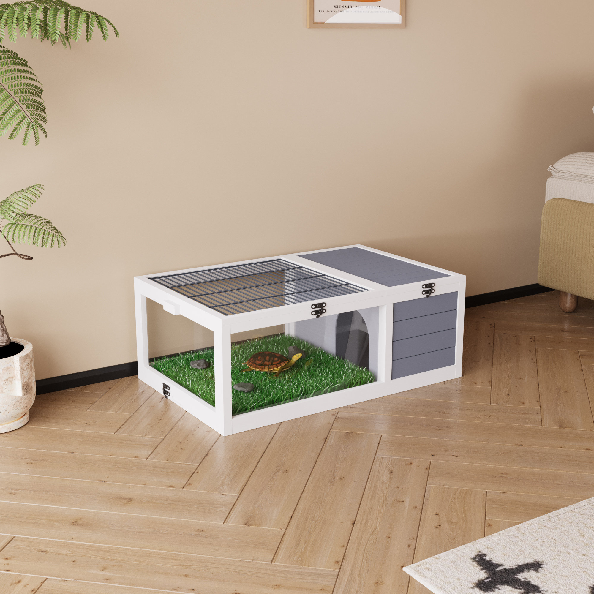 Photo inspiration: Gallery Detail: Tucker Murphy Pet 39 L Wood Tortoise House With Lamp