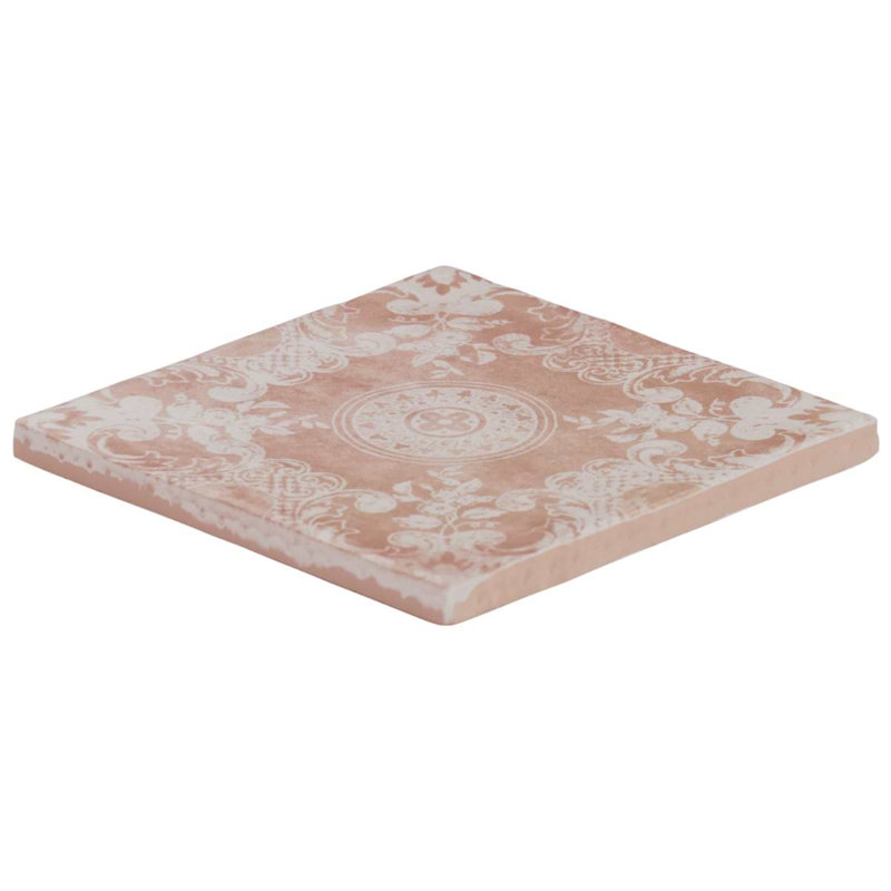 Paula Purroy Talia 5x5 Matte Ceramic Tile, Cala Blue
