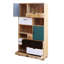 Petekar 180cm H x 90cm W Wood Standard Bookcase