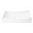 White Rectangular Vessel Bathroom Sink