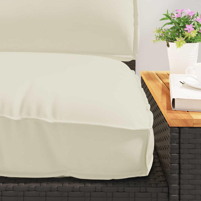  Ensemble de coussins 2 pièces Pallet, Crème