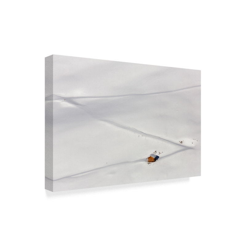 «Lost in The Snow», impression sur toile tendue, H 22 po x l 32 po x P 2 po